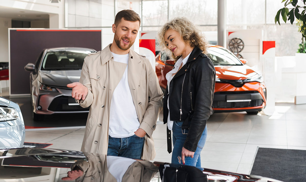 Someone deciding on a petrol or a diesel car